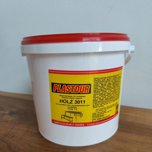 Faragasztó HOLZ 3011 | PLASTDUR környezetbarát ragasztó | 5 kg vödrös